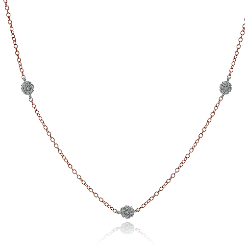 Necklace in 18k Gold with Diamonds