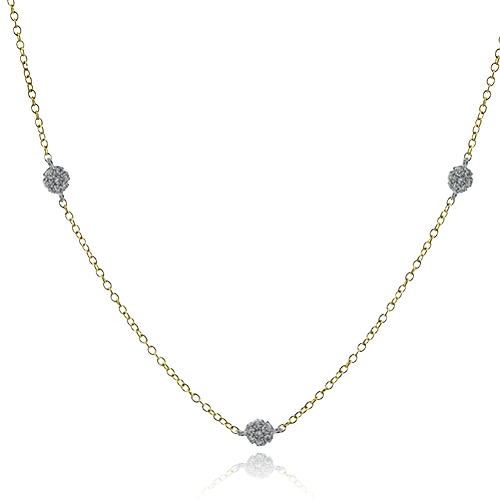 Necklace in 18k Gold with Diamonds