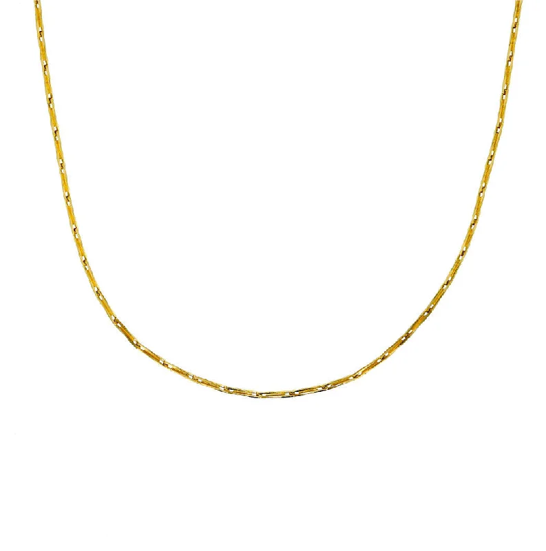 sterling silver infinity loop ring Corn chain 18K Gold Necklace