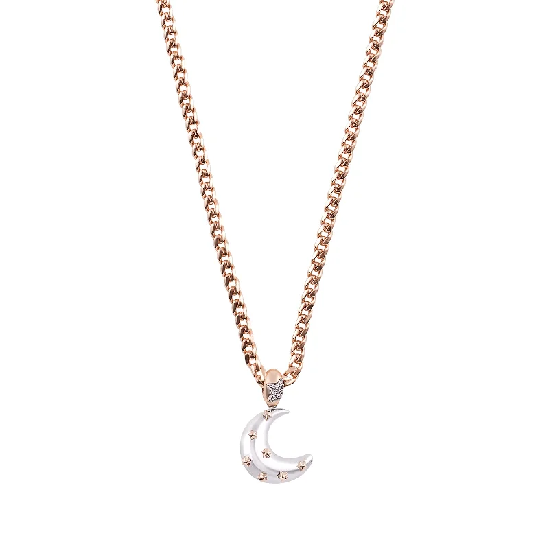 white topaz stacking rings Nox Necklace
