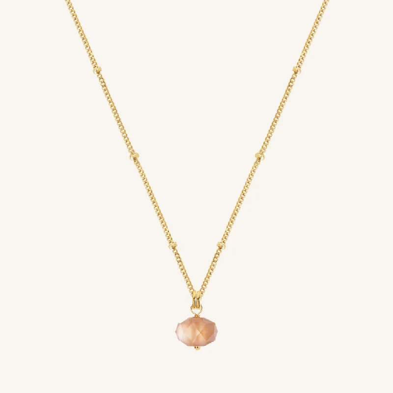 black and gold wedding band Opulent Orange Moonstone Necklace - Stone of Hope