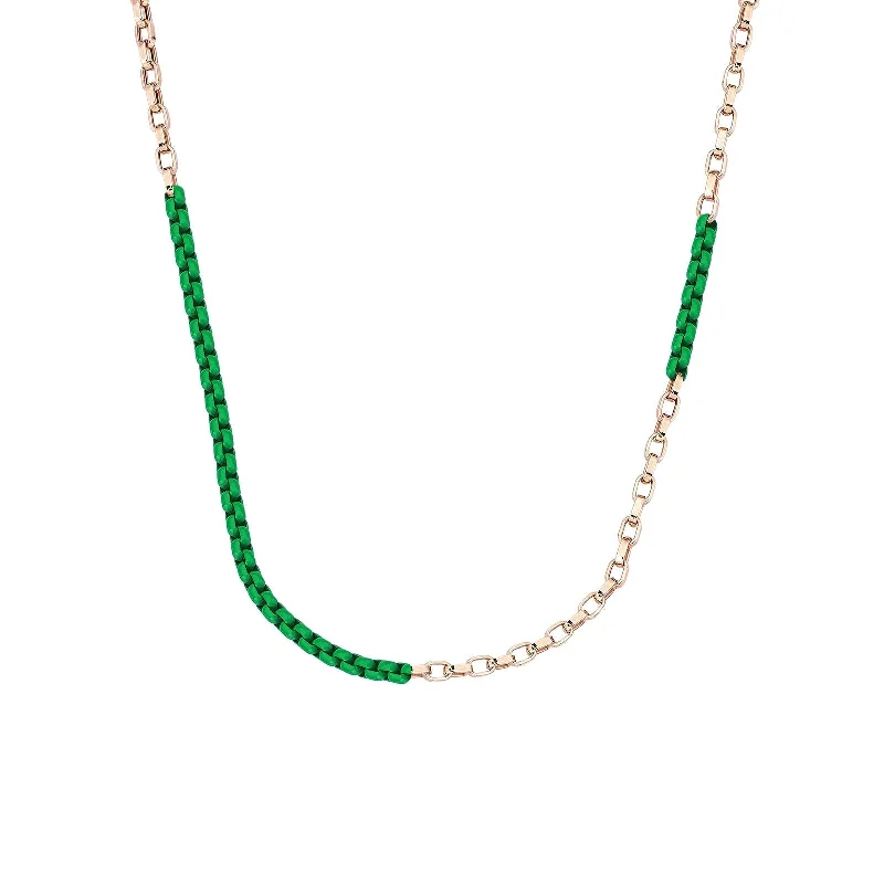 titanium black matte ring Party Chain Necklace