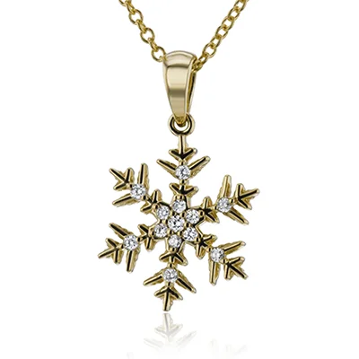 Pendant in 18k Gold with Diamonds