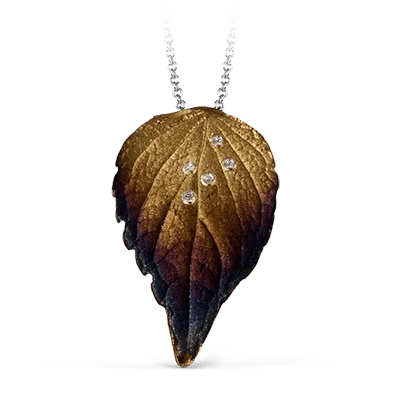 Pendant in 18k Gold with Diamonds