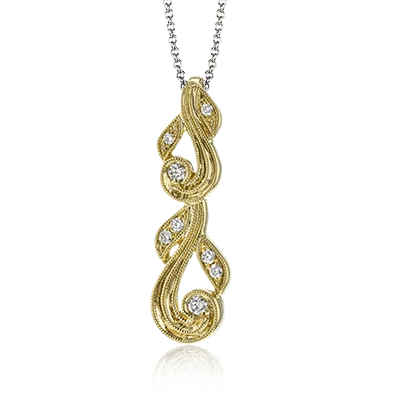 Pendant in 18k Gold with Diamonds