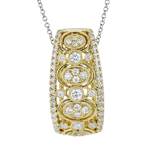 Pendant in 18k Gold with Diamonds