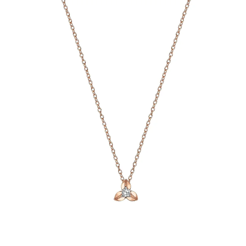 modern infinity signet ring Peony Necklace