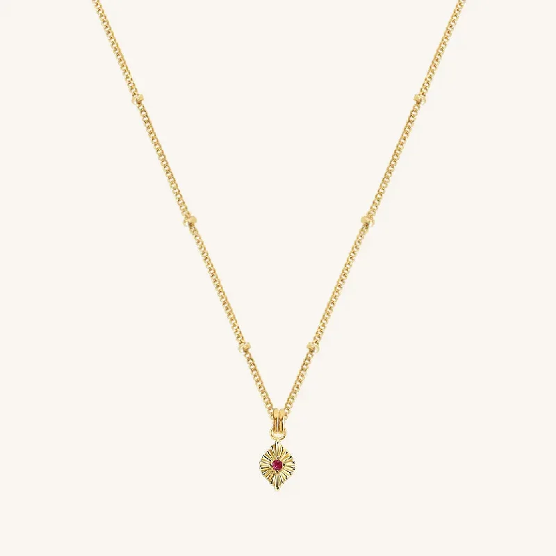 vintage gold engagement ring Petite Birthstone Necklace