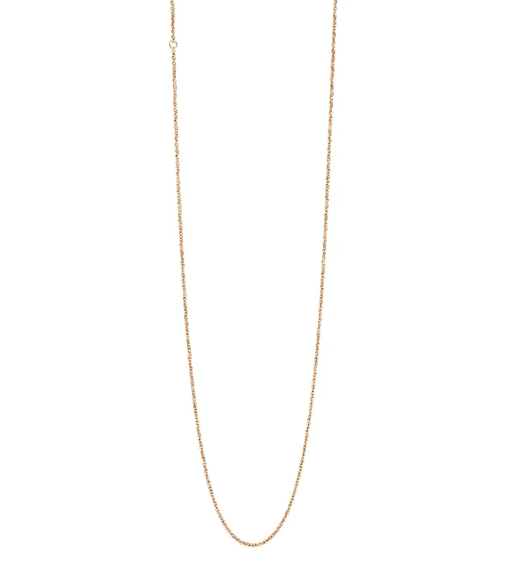 moonstone engagement ring boho 18 inches chain in 18K rose gold (18 inches adjustable at 16 inches) moonstone engagement ring boho 18 inches chain in 18K rose gold (18 inches adjustable at 16 inches)