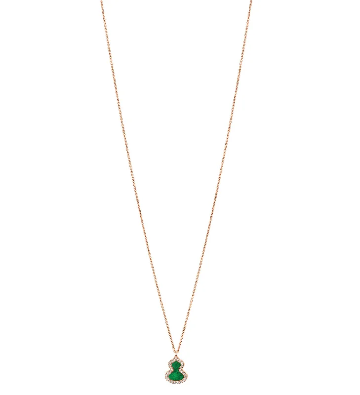 celestial constellation necklace silver Petite Wulu necklace in 18K rose gold with diamonds and jade celestial constellation necklace silver Petite Wulu necklace in 18K rose gold with diamonds and jade
