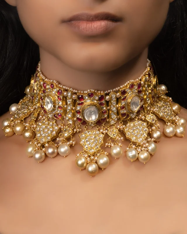 classic diamond solitaire necklace Suzi Polki Choker