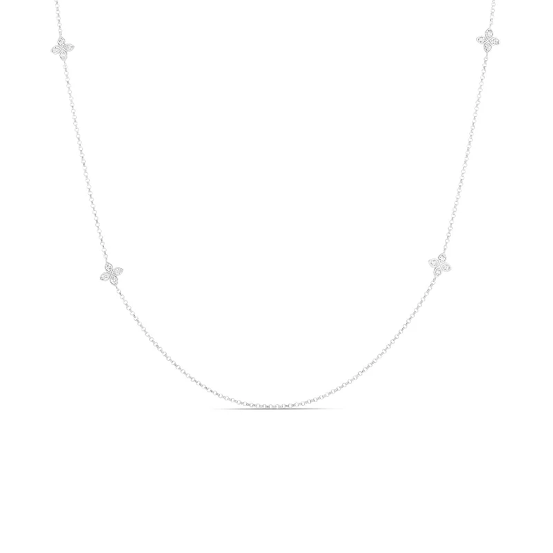 sapphire princess cut ring 18K White Gold Love By The Inch 10 Station Flower Long Necklace sapphire princess cut ring 18K White Gold Love By The Inch 10 Station Flower Long Necklace