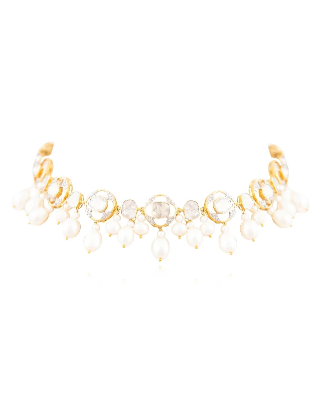 sterling silver arrow ring Shubhangi Polki And Diamond Choker