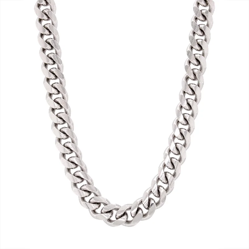 modern geometric gold ring STERLING SILVER CURB LINK CHAIN NECKLACE