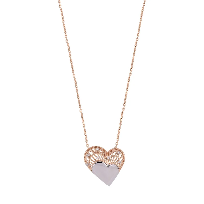 braided gold chain bracelet Tender Heart Necklace
