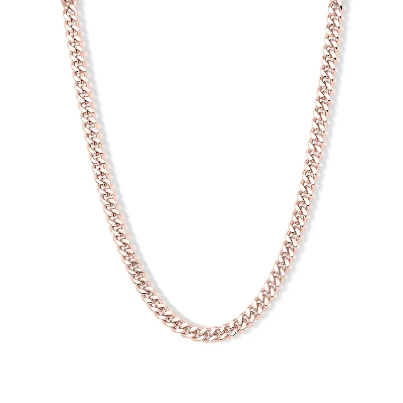 bezel set engagement ring modern The Kaia - Rose Gold