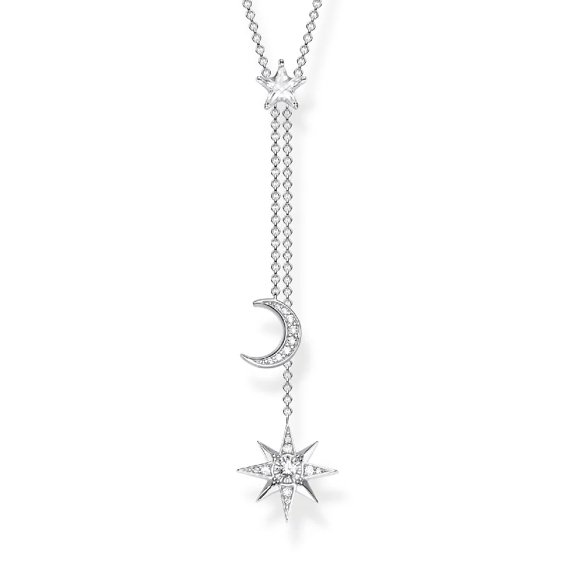 opal cluster ring unique Thomas Sabo Necklace Star & Moon Silver