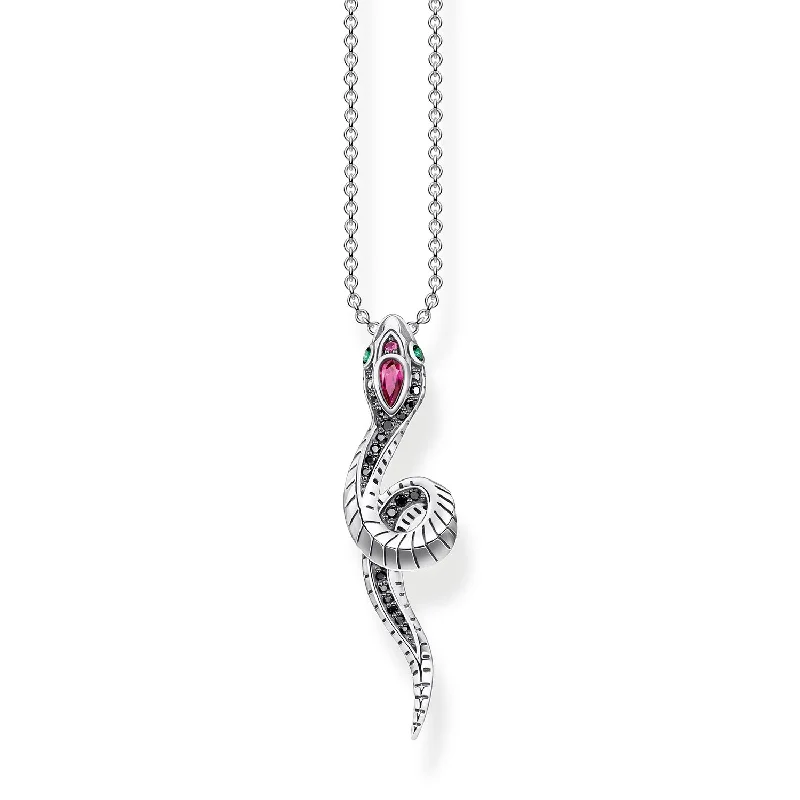 sapphire halo engagement ring Thomas Sabo Necklace Snake