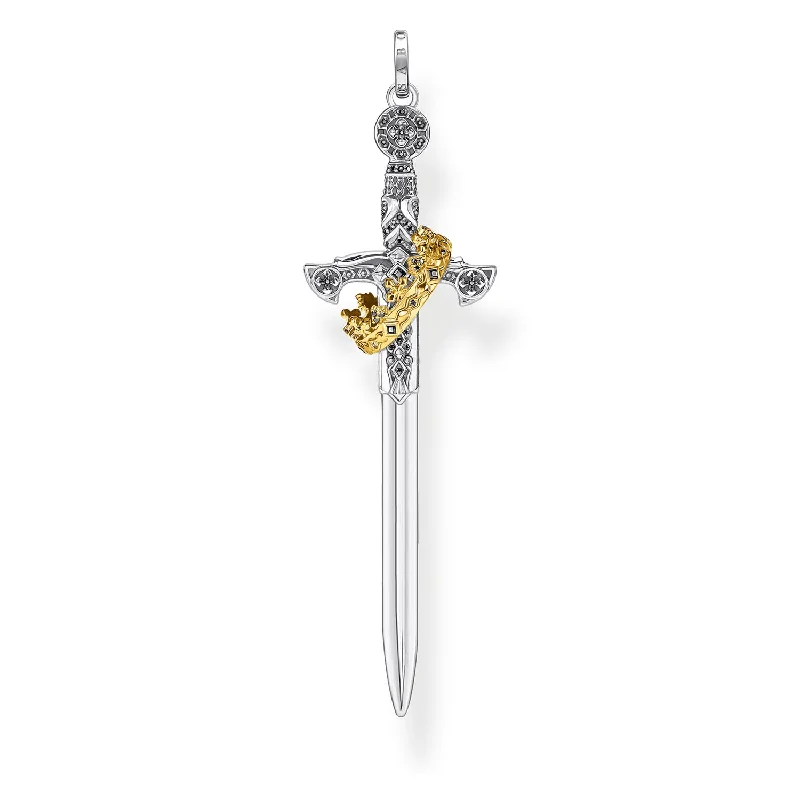 personalized bar necklace silver Thomas Sabo Pendant Sword