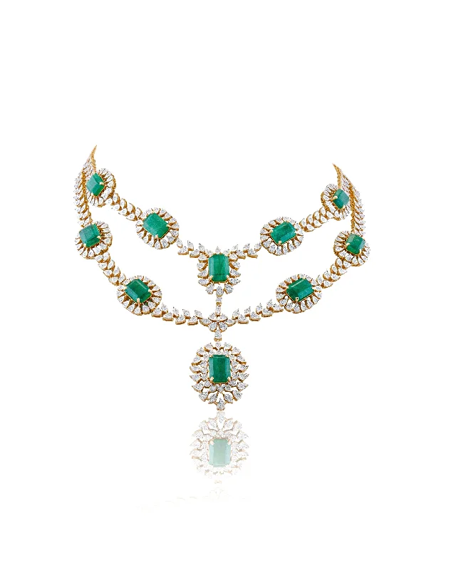 personalized engraved locket Tithira Diamond Necklace