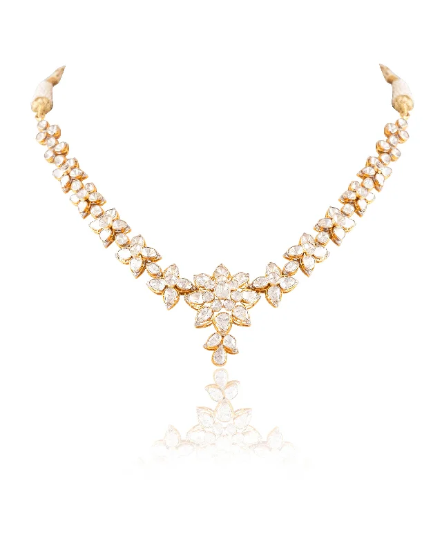 rose gold bar bracelet personalized Venya Polki And Diamond Necklace