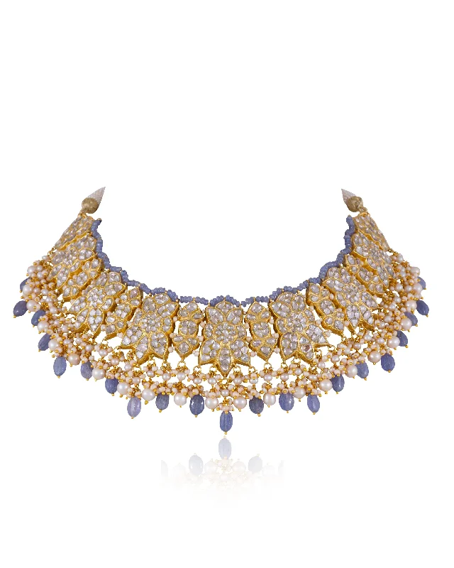 cute cat charm bracelet Vidhi Polki Necklace