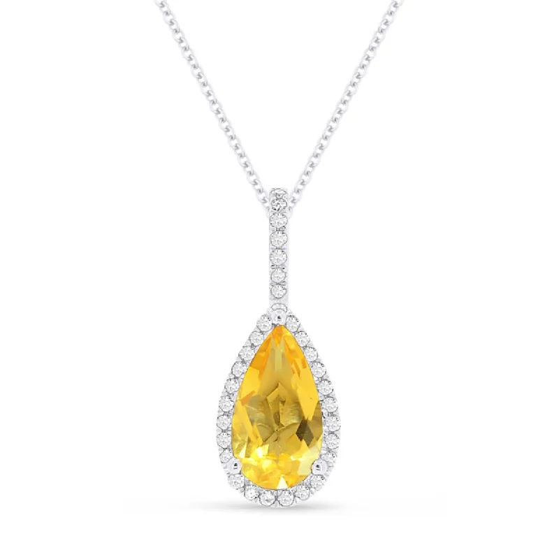 vintage pearl engagement ring WHITE GOLD AND PEAR SHAPED CITRINE PENDANT NECKLACE