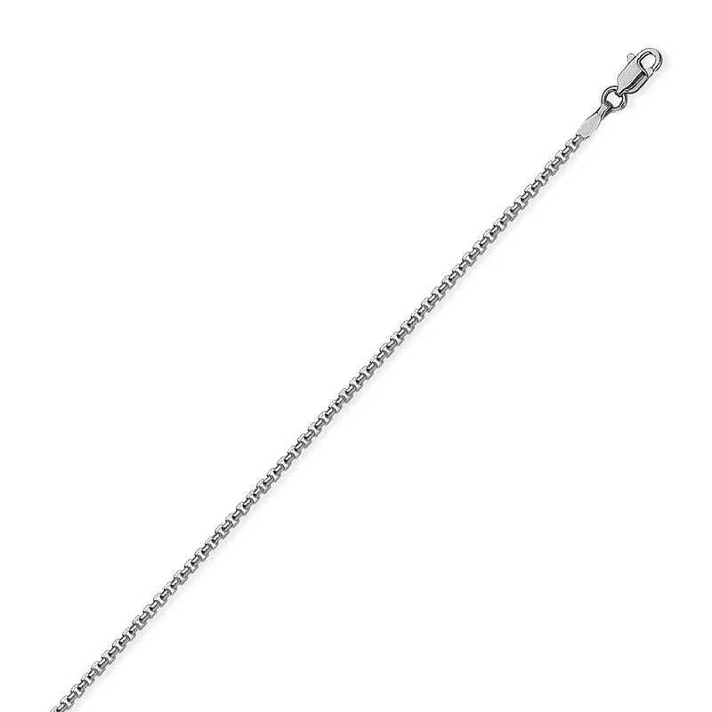 chunky gold chain necklace WHITE GOLD BOX CHAIN