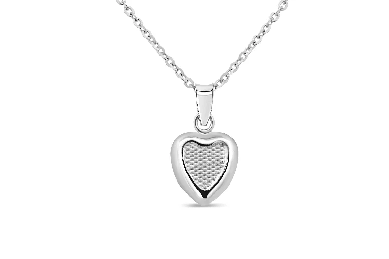 celestial star charm bracelet White Gold Small Heart Pendant
