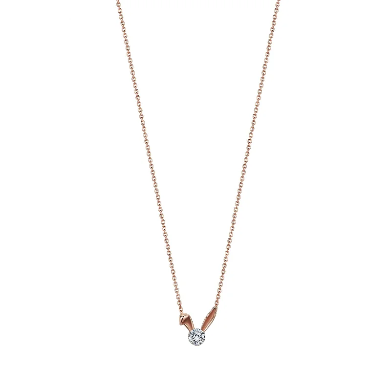 geometric diamond earrings gold White Rabbit Necklace