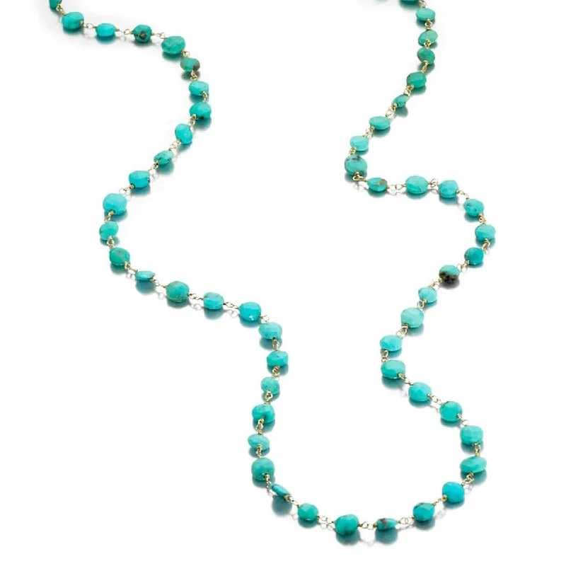 opal cluster ring unique YELLOW-TONE STERLING SILVER NECKLACE WITH TURQUOISE GEMSTONES